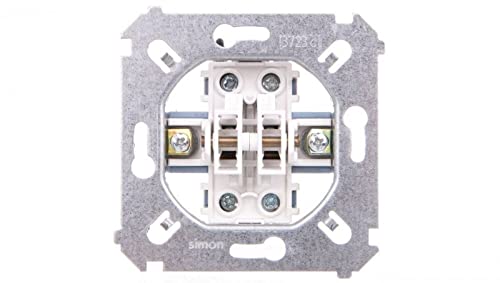 Kontakt-Simon SZP1WM Elektrischer Schalter Pushbutton Switch, Zubehör für elektrisches Messer, Metall, IP20, IP44, 250 V, 10 A, 75 mm von Kontakt-Simon