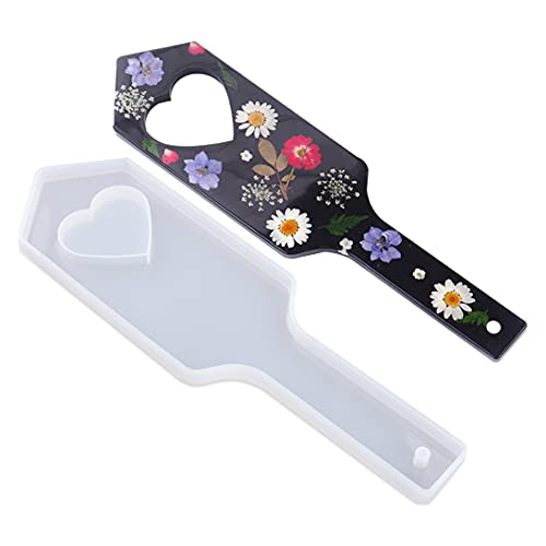 Koonafy Silikonform Epoxidharz Untersetzer Großs,Resin Formen Tablett Gießformen,Epoxy Slap Paddles DIY Heart Moulds, Art Acha Untersetzer,Tray,Decoration Home,Jewelry Holders(Arrow Love) von Koonafy