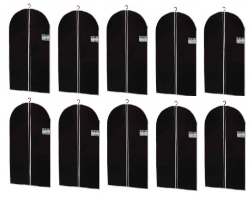 (AP24) 10 x Kleidersack Kleiderhülle Kleiderschutz Aufbewahrung 100 x 60 cm von Koopman International