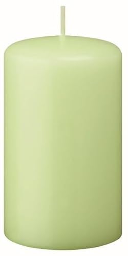 Kopschitz Flachkopf-Stumpenkerzen Kiwi Hellgrün 250 x Ø 70 mm, 2 Stück von Kopschitz
