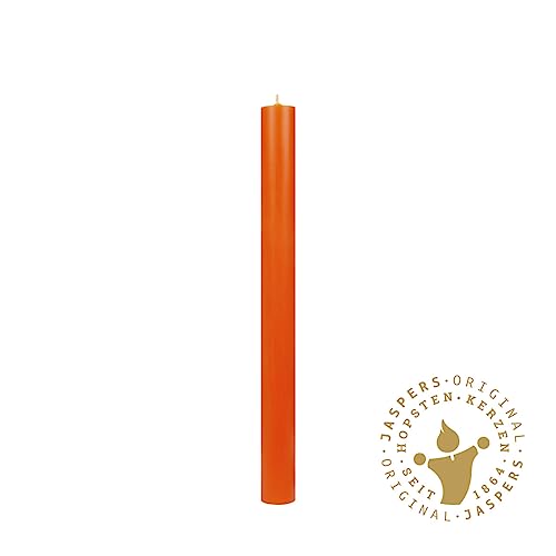 Kopschitz Flachkopf durchgefärbte Stabkerzen Orange 290 x Ø 21 mm, 1 Stück von Kopschitz