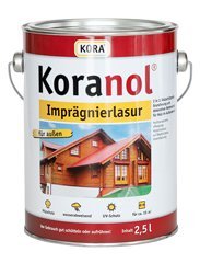 Koranol Imprägnierlasur 2 in 1; 20,0l (Ebenholz) von Kora