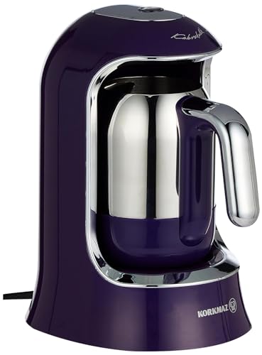 Korkmaz A860-01 Kahvekolik die Kaffeemaschine, Lavendel Farbe von Korkmaz