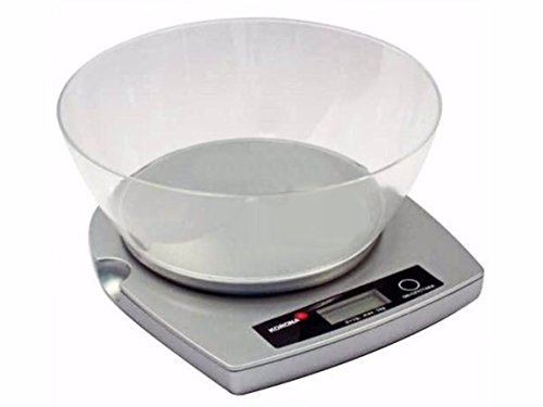 Korona Arkina digitale Küchenwaage 5kg / 1g, Haushaltswaage, Digitalwaage mit Tara Funktion, Einbauwaage von Korona