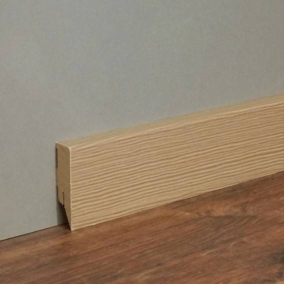 Sockelleiste / Fußleiste / Bodenleiste Lecco-111 (73276) | 16 x 58 x 2500 mm | Rustik Pine von Kosche