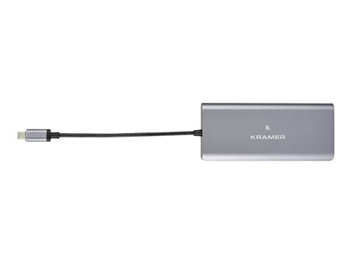 Kramer Kdock-2 USB-C Hub Multiport Adapter 2 USB 3.0, 1 Ethernet, SD 4K@30 HDMI Output (91-00015799) von Kramer