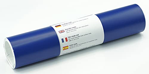 Selbstklebende Wandtattoo-/ Plotterfolie Vinylfolie matt 21 cm x 3 m, Farbe:359 Blau von Kreativplotter