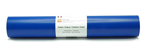 Selbstklebende Wandtattoo-/ Plotterfolie Vinylfolie matt 30,5 cm x 3 m - Farbauswahl, Farbe:366 Intensivblau von Kreativplotter