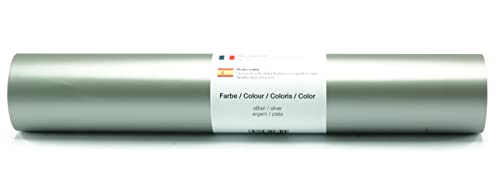 Vinyl Folie selbstklebend 3m versch. Farben Folie Silber-Matt von Kreativplotter