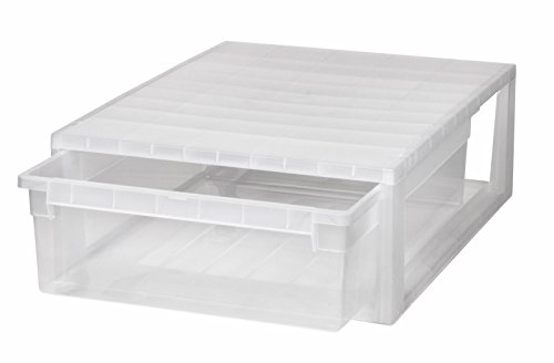 Kreher Schubladenbox, Ordnungsboxen aus Kunststoff. Erweiterbare Aufbewahrungsboxen mit Schubladen als Schubladenturm oder für Regale und Schränke. (22 Liter) von Kreher