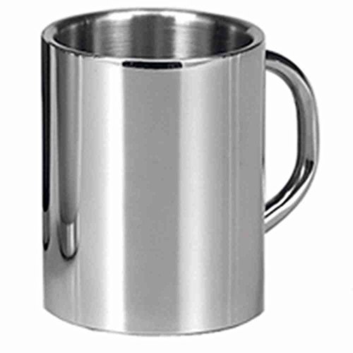 KRÜGER 149 Edelstahl Thermobecher, Silber, 8 cm, 0,25l von KRÜGER