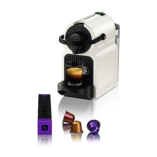 Nespresso Krups Inissia XN1001 Kapselmaschine | kurze Aufheizzeit | kompaktes Format | Kaffeemenge einstellbar | Direktwahltaste | automatischer Kapselauswurf | 0.7 L | 34.2 x 19.1 x 32.7 cm | Weiß von NESPRESSO