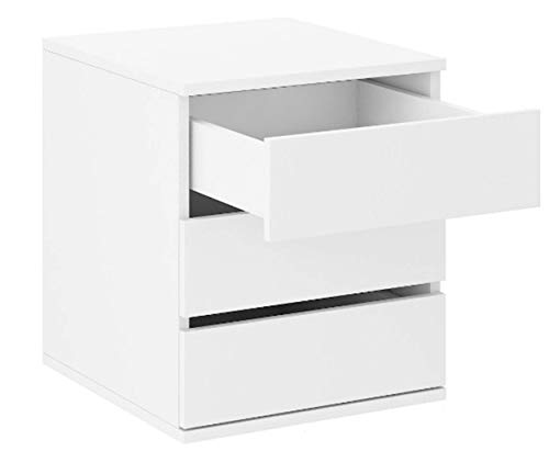 Küchen-Preisbombe Schubkasteneinsatz Schwebetürenschrank Schrank Schlafzimmer Weiss Kommode von Kuechen-preisbombe