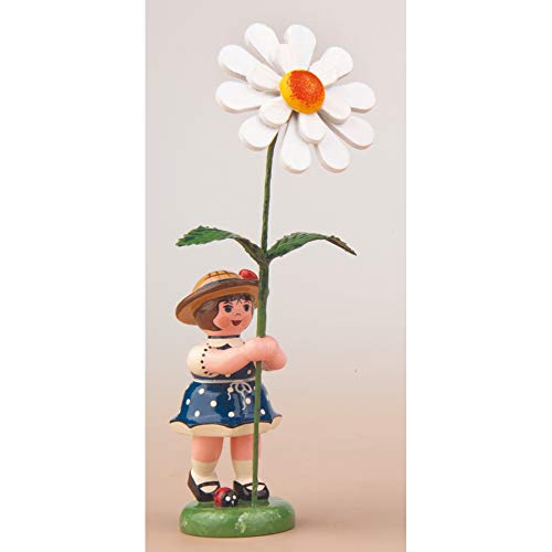 Hubrig-Volkskunst Blumenmädchen mit Margaritte* Höhe 11cm von Hubrig Volkskunst