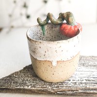 Pumpkin Spice Delight Handgefertigte Keramiktasse - Perfektes Geschenk Für Tee- Oder Kaffee-Liebhaber von KuzuArte