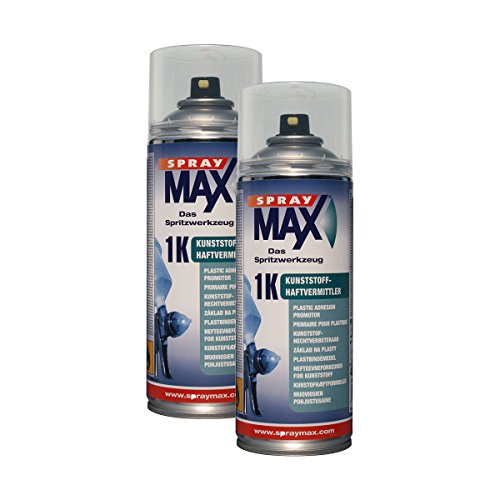 KWASNY 2x 680 009 SPRAYMAX Kunststoff-Haftvermittler leicht silbrig Grundierung von Kwasny