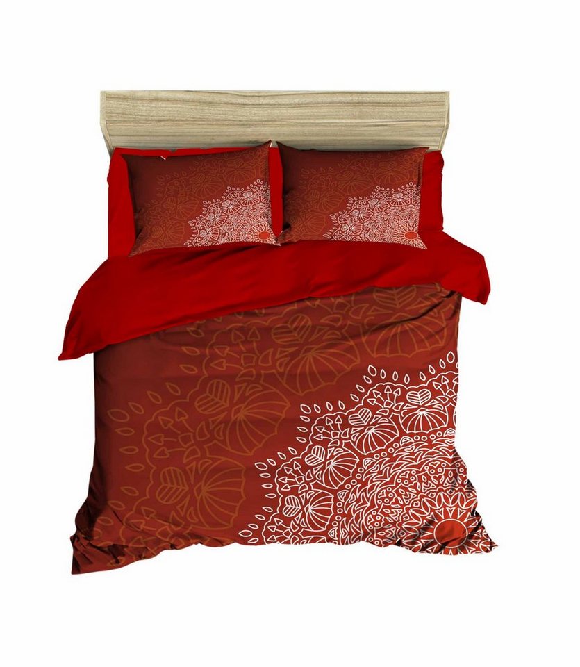 Bettdecke + Kopfkissen, der Bettdecke und Kissenbezug: 100% Polyestermikrosatin, L'Essentiel Linge de Maison von L'Essentiel Linge de Maison