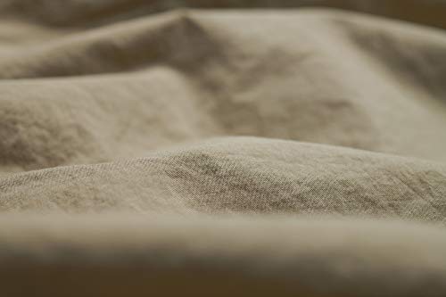 L1NK STUDIO Bettwäsche 150 X 220 cm - Bettbezug Baumwolle 100% (Perkal 200 Fäden) für Bett 90 cm Uni einfarbig Bronce von L1NK STUDIO