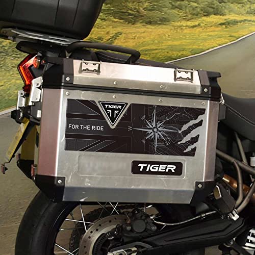 labelbike - 3D Aufkleber Kofferschutz Motorrad kompatibel mit Triumph Tiger 850 900 1200 von LABELBIKE