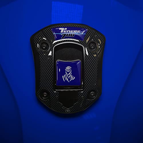 labelbike - 3D-Schutz Tankdeckel Aufkleber kompatibel mit Yamaha Tenere 700 2023 Blau von LABELBIKE