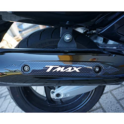 labelbike - 3D Aufkleber Schutz Schalldämpfer TMAX motorrad Auspuff für Yamaha T MAX 500-530 2008-2016 von LABELBIKE