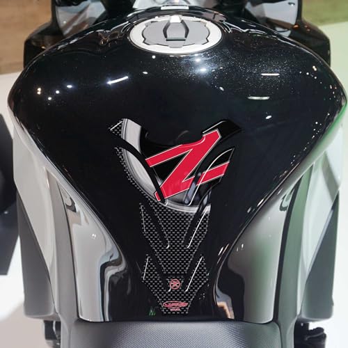 labelbike - 3D Motorrad Tankpad Aufkleber kompatibel mit KAWASAKI Z750 Z1000 - Farbe Rot von LABELBIKE