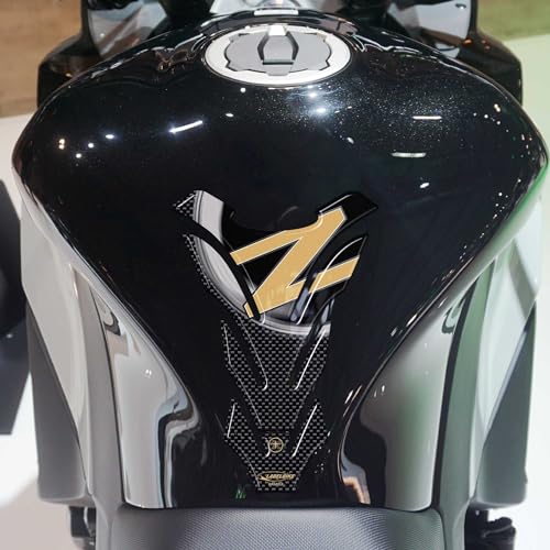 labelbike - 3D Motorrad Tankpad aufkleber kompatibel mit KAWASAKI Z750 Z1000 - Farbe Gold von LABELBIKE