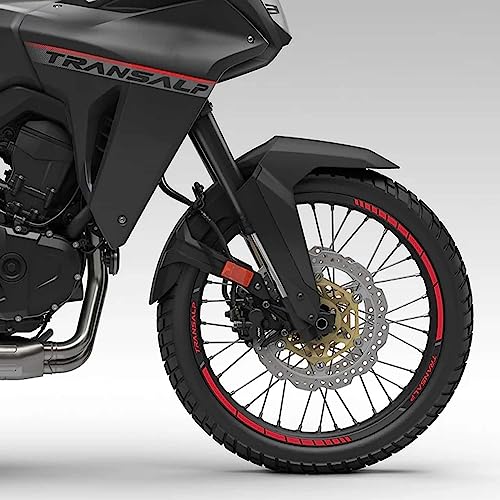 labelbike - Klebestreifen Kit für Motorrad Felgen kompatibel mit Honda Transalp XL750 2023 Grau von LABELBIKE
