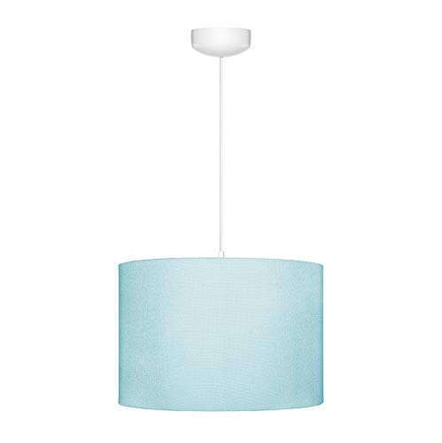 Lamps & Company Deckenlampe mint, Deckenleuchte für Kinderzimmer, groß rund Lampenschirm mit einem Durchmesser von 35 cm, ideal als Lampe Kinderzimmer für Mädchen und Jungen, skandinavische Lampe von LAMPS & COMPANY