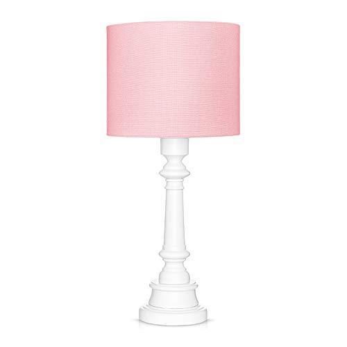 Lamps & Company Tischlampe Klassisch rosa, Nachtlampe Kinderzimmer ideal für Kinderzimmer Mädchen und Babyzimmer, passt als Schreibtischlampe, skandinavische Deko von LAMPS & COMPANY