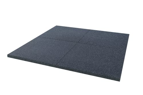 LANDGRID 1m² Premium Schwarz Stallmatten Gummimatte Gummimatten Stallmatte 100x50x3,5 cm von LANDGRID