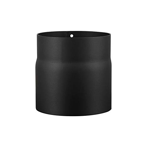 LANZZAS Ofenrohr 150 mm Verlängerung - im Durchmesser Ø 150 mm - Farbe: schwarz - Rauchrohr Verlängerung von LANZZAS