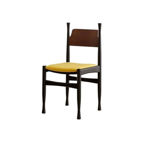 LAPADULA Home-Office-Stuhl Moderner, minimalistischer Esszimmerstuhl aus massivem Holz im nordischen Design, Leichter Luxus-Freizeit-Rückenstuhl Moderne Stühle von LAPADULA