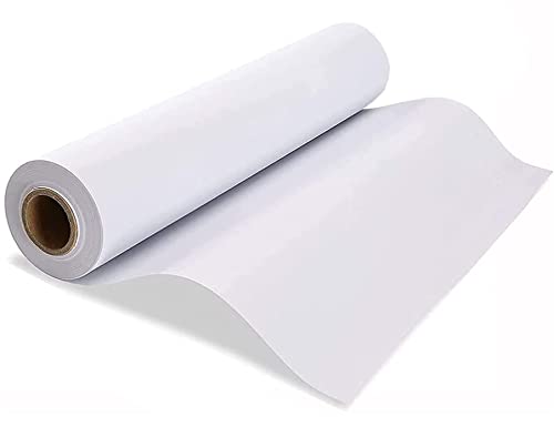 LATERN Weiße Zeichenpapierrolle, 22cm x 15m Malskizzenpapier Art Staffelei Papierrolle Fadelos Schwarzes Brett Papier für Kinder Kunst Skizze Farbe Zeichnung Geschenkverpackung von LATERN