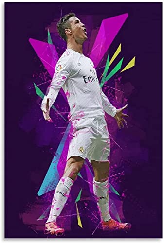 LBMED Leinwand Bilder Kunst Cristiano Ronaldo Poster für Schlafzimmerdekoration Malerei Poster Druckt Gedruckte 15.7"x23.6"(40x60cm)  Kein Rahmen von LBMED