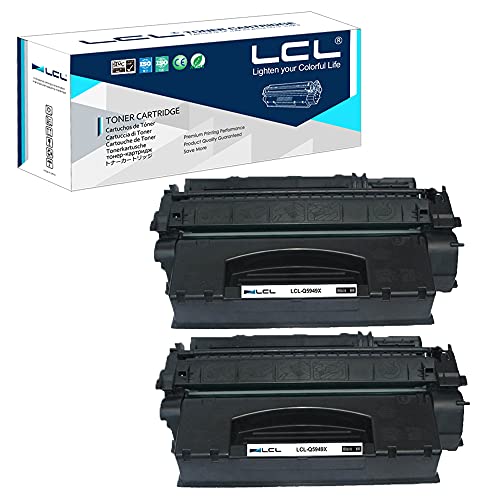 LCL Kompatibel Tonerkartusche 49X Q5949X 6000 Seiten (2Schwarz) Ersatz für HP Laserjet 1320 1320N 1320TN 3390MFP 3392MFP 1320nw 1320t 3390 3392 von LCL
