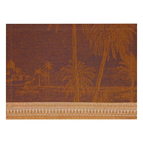 Le Jacquard Francais 26764 (2er Set) Tischsets Croisiere Sur Le Nil Desert 50X36 cm Leinen von LE JACQUARD FRANÇAIS