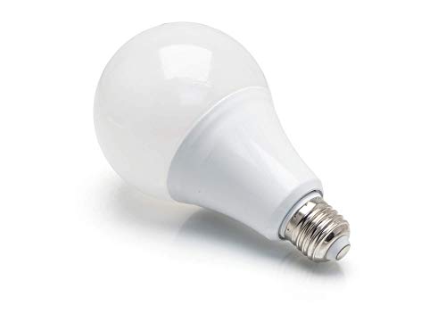LED Universum - LED Leuchtmittel E27: aus Kunststoff, tageslichtweiß (5700K), 18W ersetzt 100W Glühbirne, 15,4 x 9,5 cm von LED Universum
