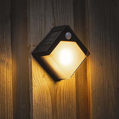LED's light Design Solar LED-Wandleuchte mit Bewegungsmelder warmweiß IP44 von LED's light
