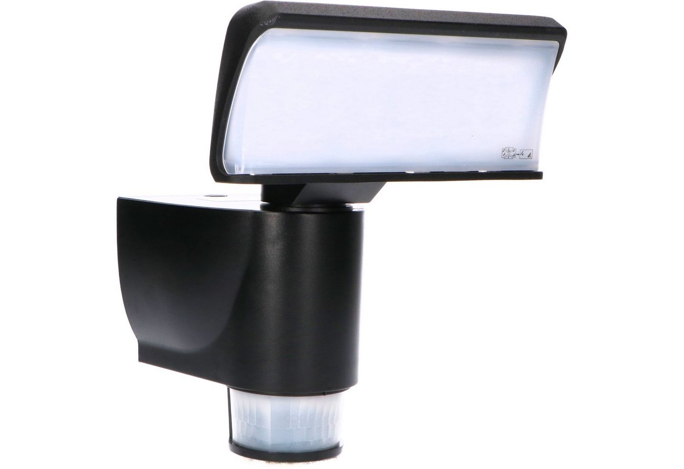 LED's light LED Flutlichtstrahler 0310780 LED-Strahler, LED, schwarz mit 180° Bewegungsverfolgung 18W IP44 von LED's light