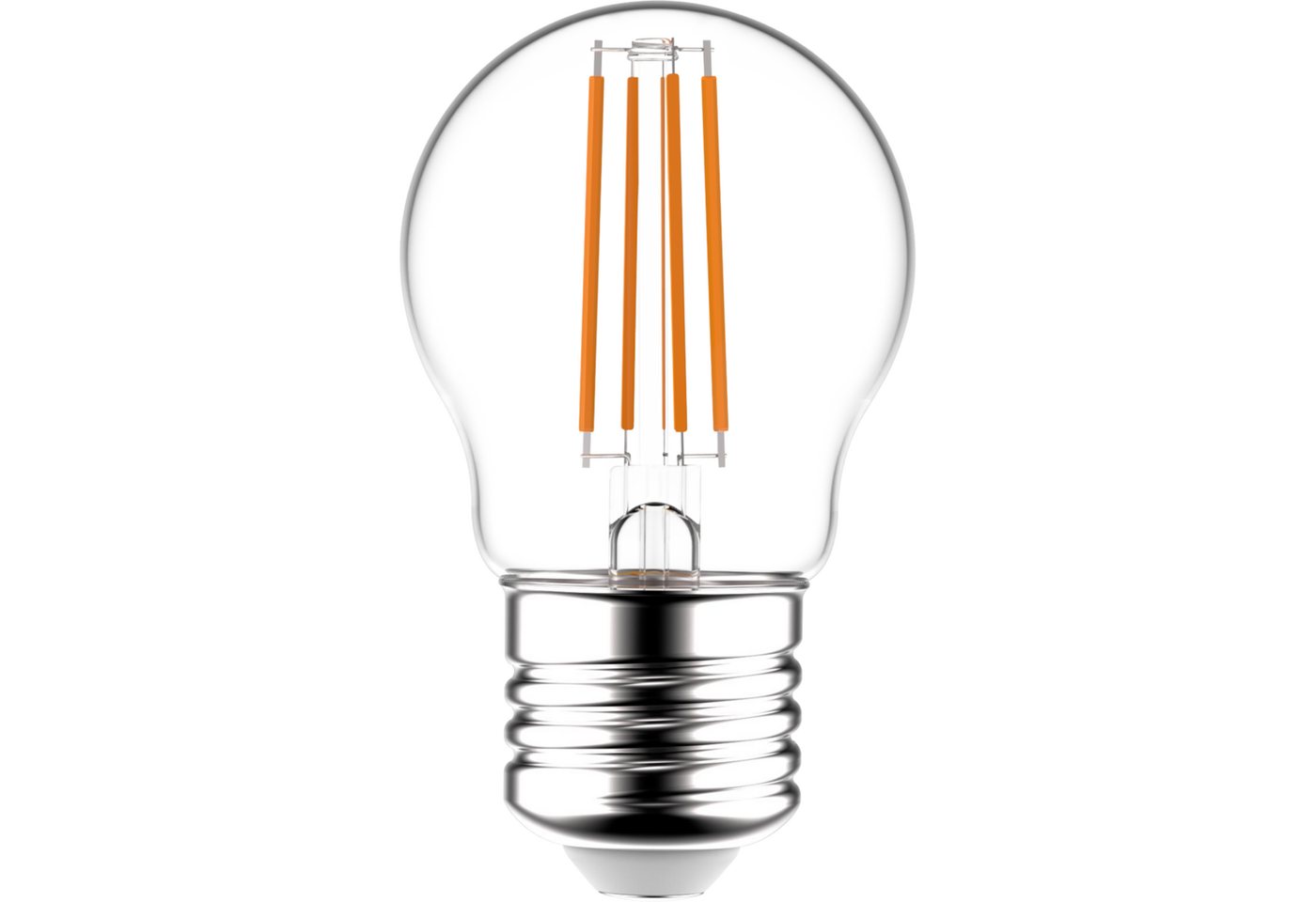 LED's light LED-Leuchtmittel 0620151 LED Kugel, E27, E27 dimmbar 4,5W warmweiß Klar G45 von LED's light