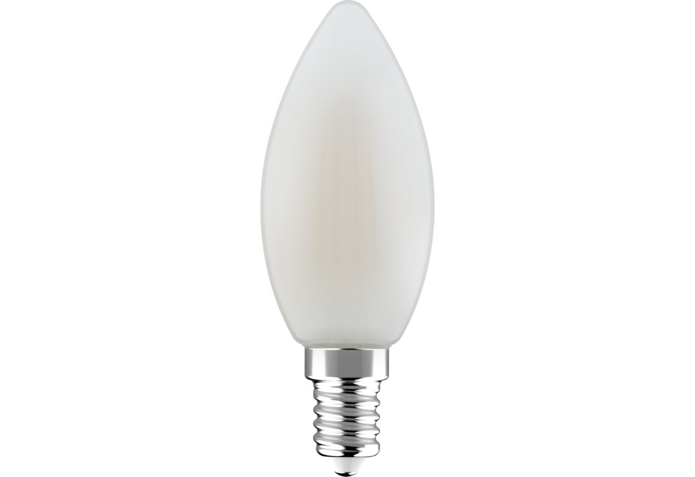 LED's light LED-Leuchtmittel 0620153 LED Kerze, E14, E14 4.5W warmweiß Frosted C35 von LED's light