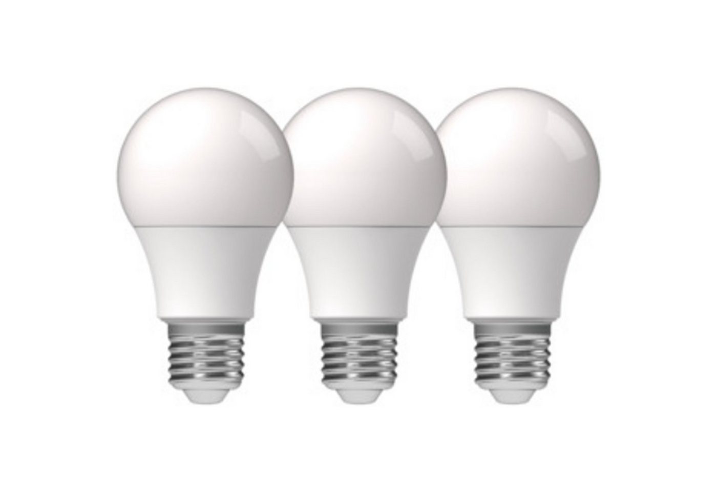 LED's light LED-Leuchtmittel 0620170 LED Glühbirne, E27, E27 8W warmweiß Opal A60 3-Pack von LED's light