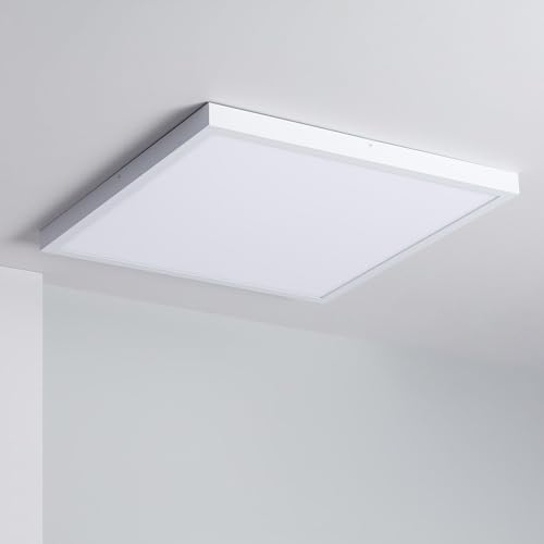 LEDKIA LIGHTING LED-Deckenleuchte 48W Eckig 600x600 mm 35x600x600 mm Aluminium für Wohnzimmer, Küche, Schlafzimmer von LEDKIA LIGHTING