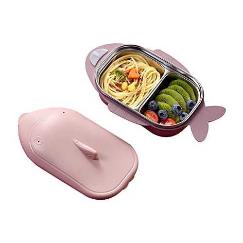 Fischförmiger Baby Essteller Aus Edelstahl Bento Box Wärmekonservierungsbox Tragbares Isoliergeschirr von LEEINTO
