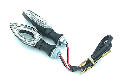 LEOFLA 1 Paar Universal-LED-Blinker, wasserdicht, für Motorräder, variabel, Media von LEOFLA