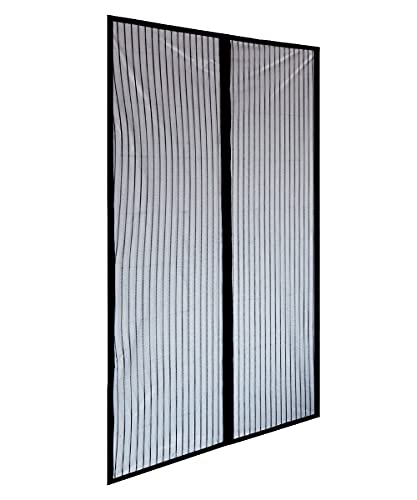 LEOFLA Magnetisches Fliegengitter gegen Insekten, 240 x 140 cm, für Türen und Fenster, variabel, Media von LEOFLA