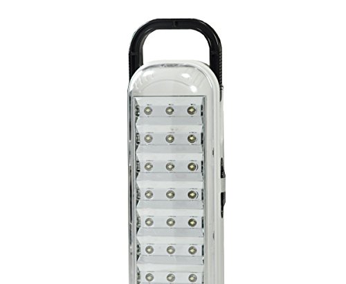 LEOFLA Notlicht Taschenlampe Tragbare Lampe Wiederaufladbar Weiß 63 LED mit Kabel, variabel, Media von LEOFLA