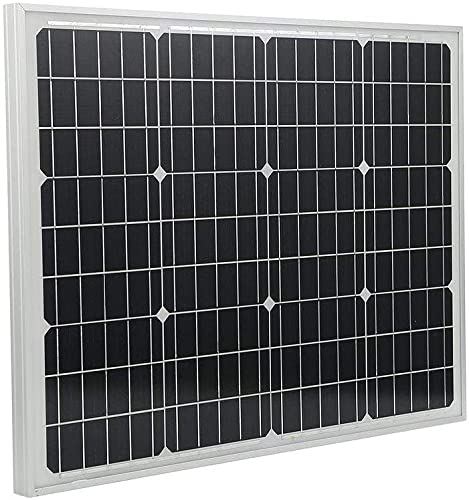 LeoFla Photovoltaik-Solarpanel 50 W 21 V mit Klemmzange, variabel, mittel von LEOFLA