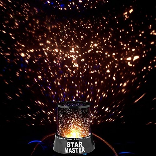 LEOFLA Projektor Sterne Tischlampe Nachtlicht für Kinder Sternenhimmel, variabel, mittel von LEOFLA